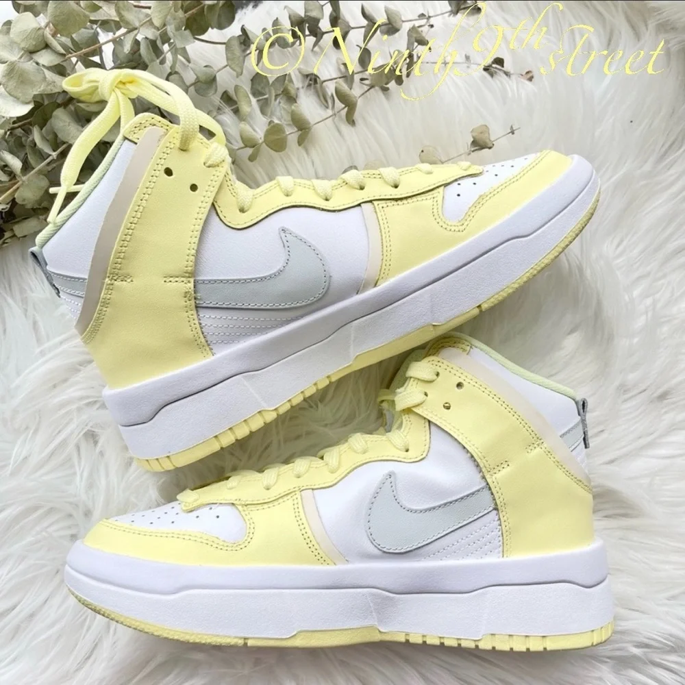 Nike Dunk High Up Lemon W8 DH3718-105 NIB